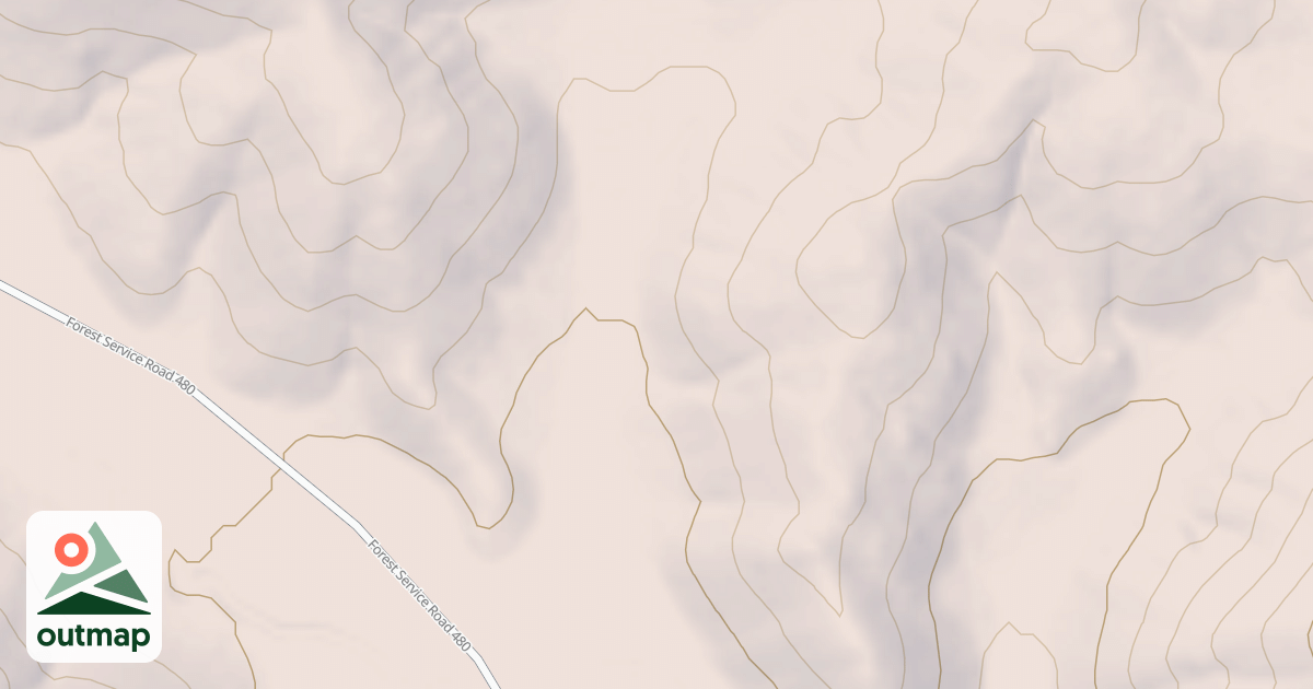 Map of USFS National Forest System Roads {E215E08E-216A-48CC-8A6B-44ED33C9884C}