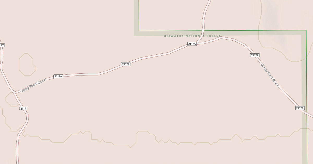Map preview of GRASSY POND SPUR A