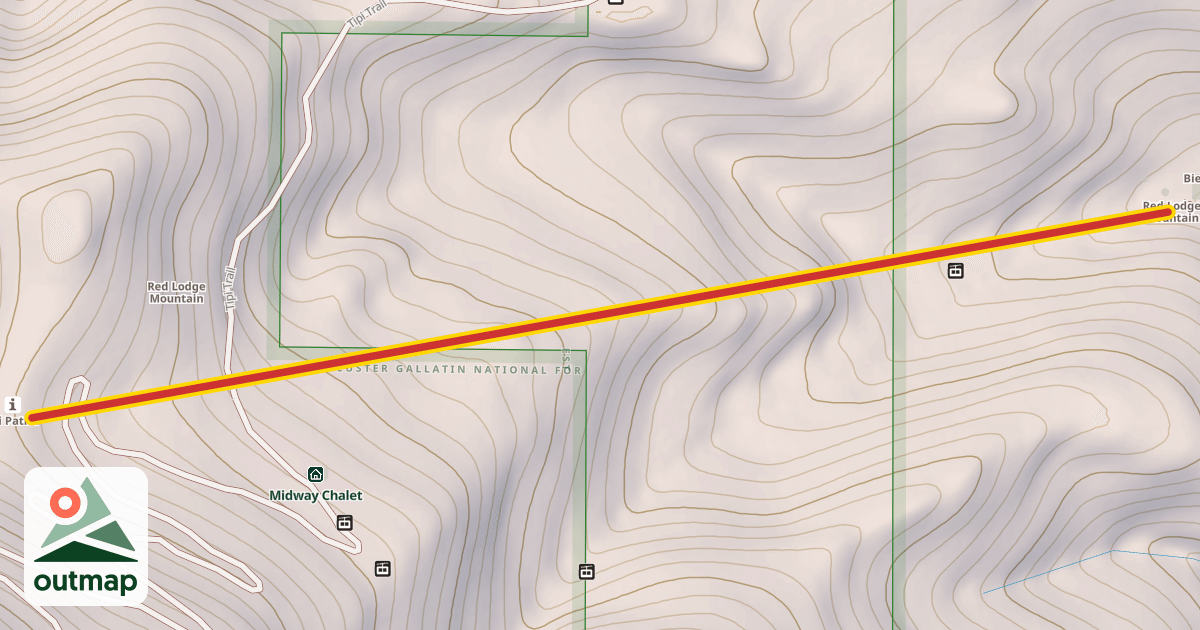 Map of Triple Chair