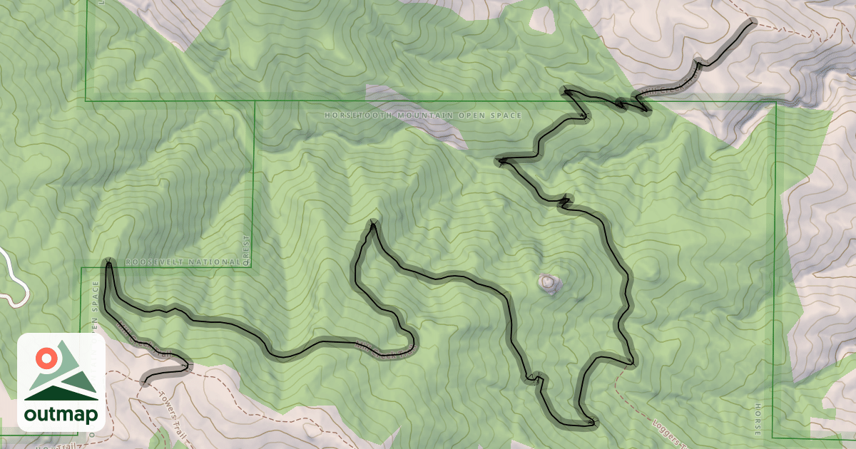 Map of Mill Creek Trail