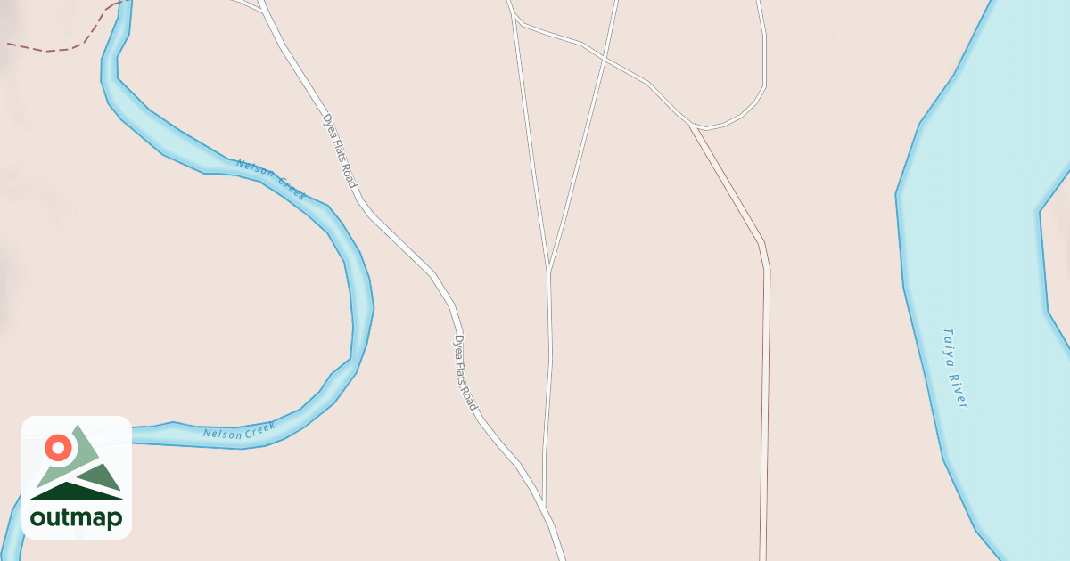 Map of Dyea Ohv Trail