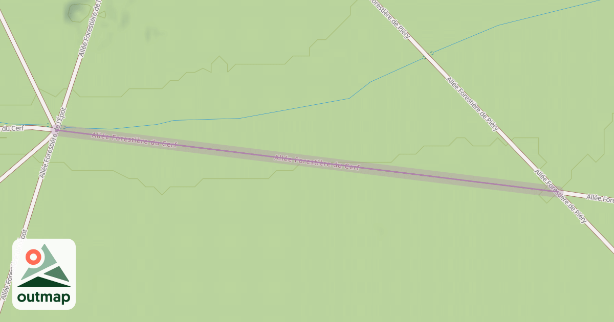 Map of Allée Forestière du Cerf