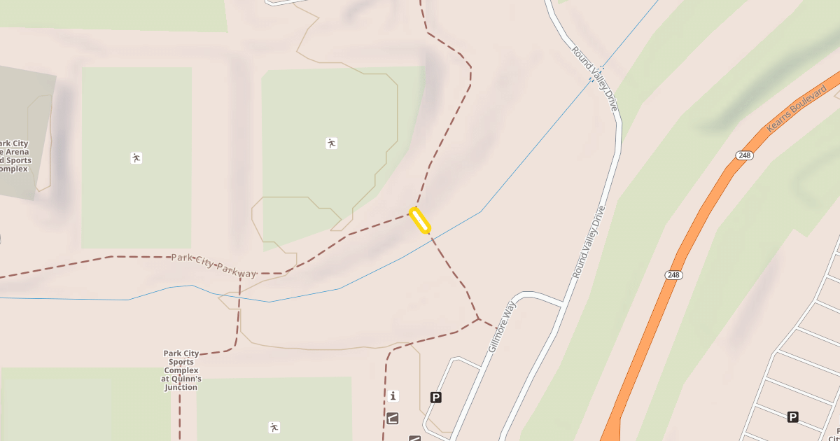 Map preview of Park City Parkway