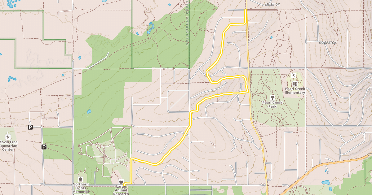 Map preview of Skarland Trail