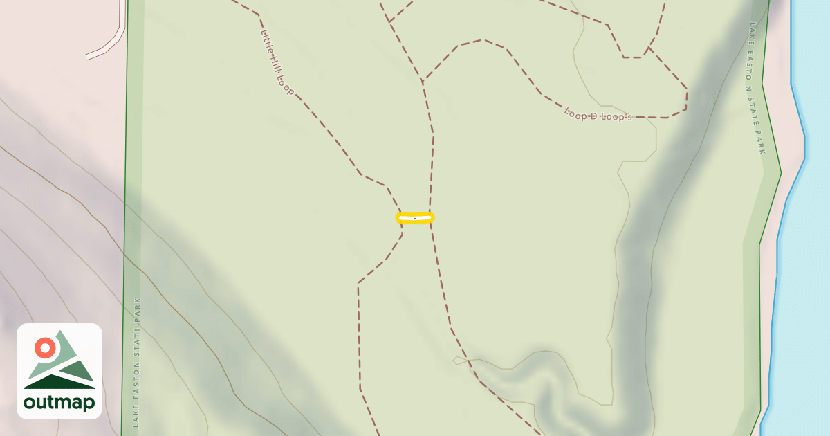 Map of Little Hill Loop