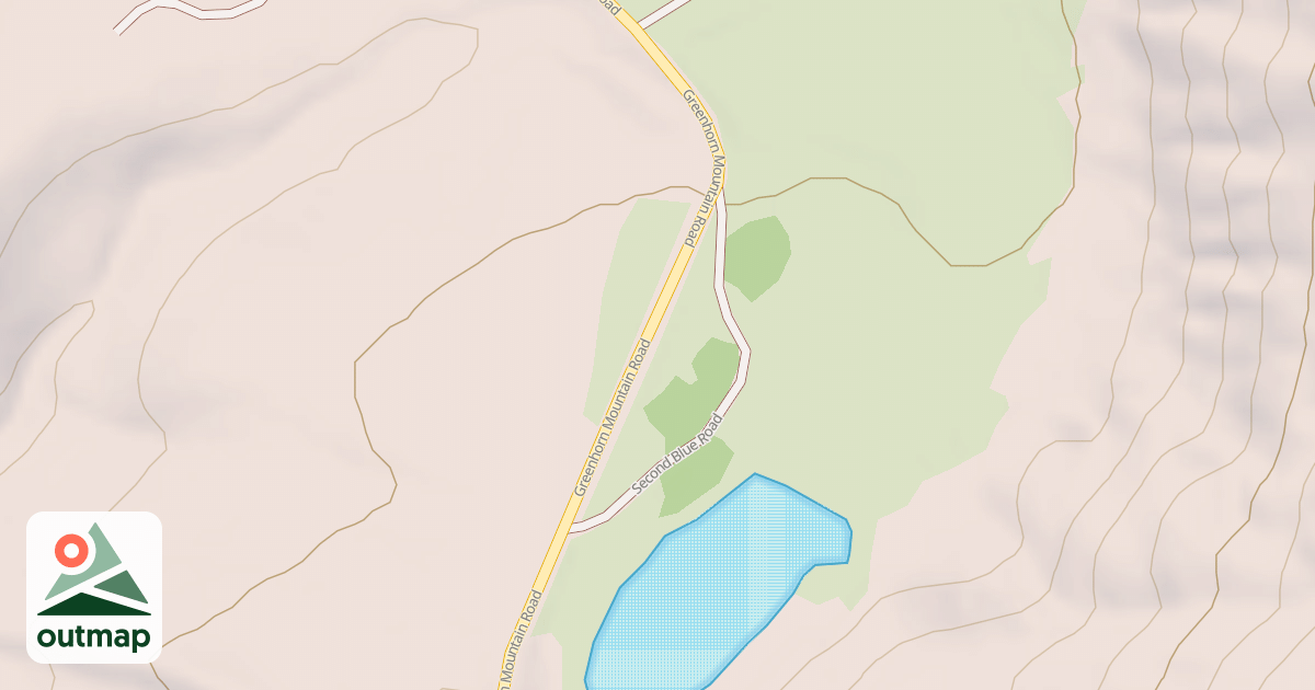 Map of SECOND BLUE