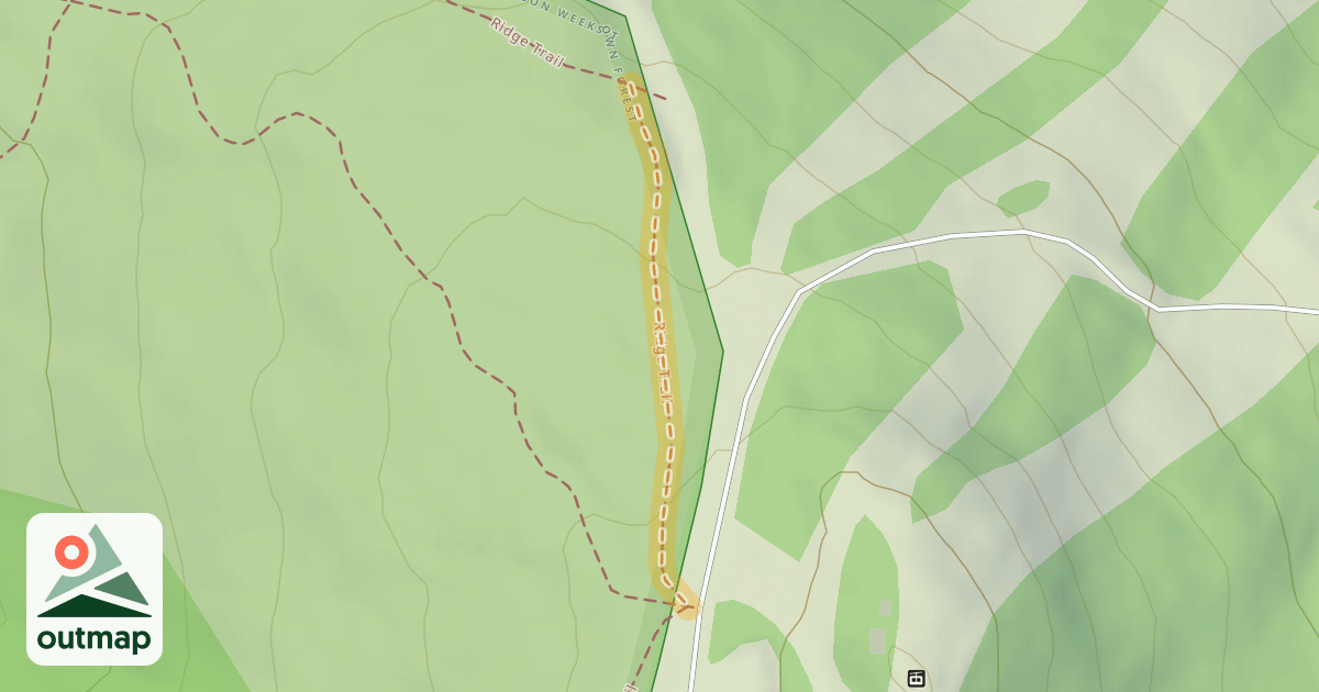 Map of Ridge Trail