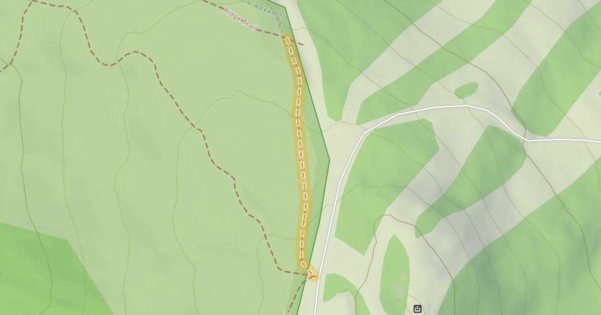 Map preview of Ridge Trail