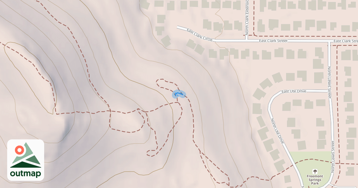 Map of Golden Eagle Bypass Trail