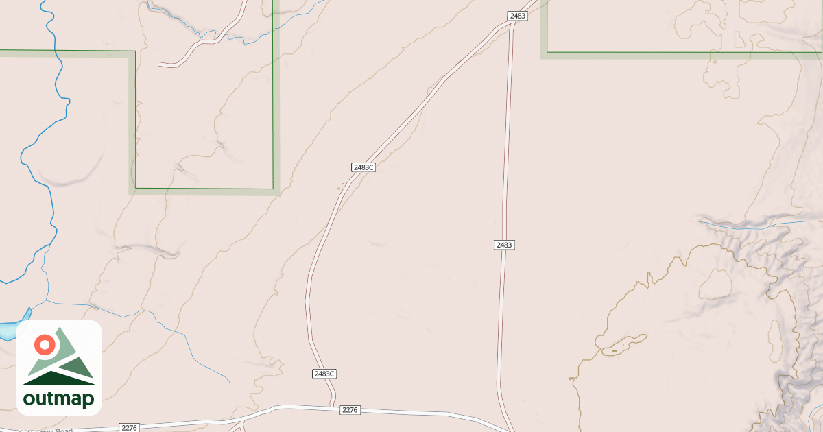 Map of SLAPNECK SPUR C