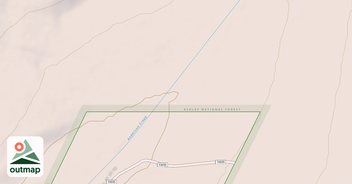 Map of Anderson Creek Atv