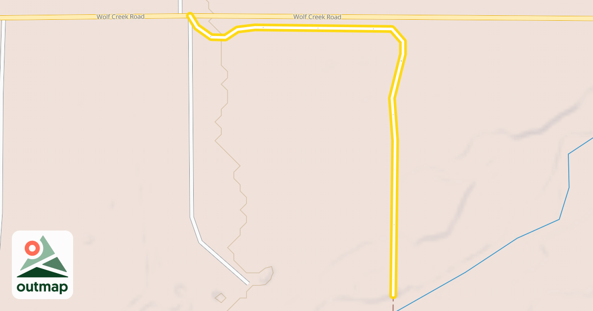 Map of Methow Community Trail- Powers Plunge to Wolf Ridge