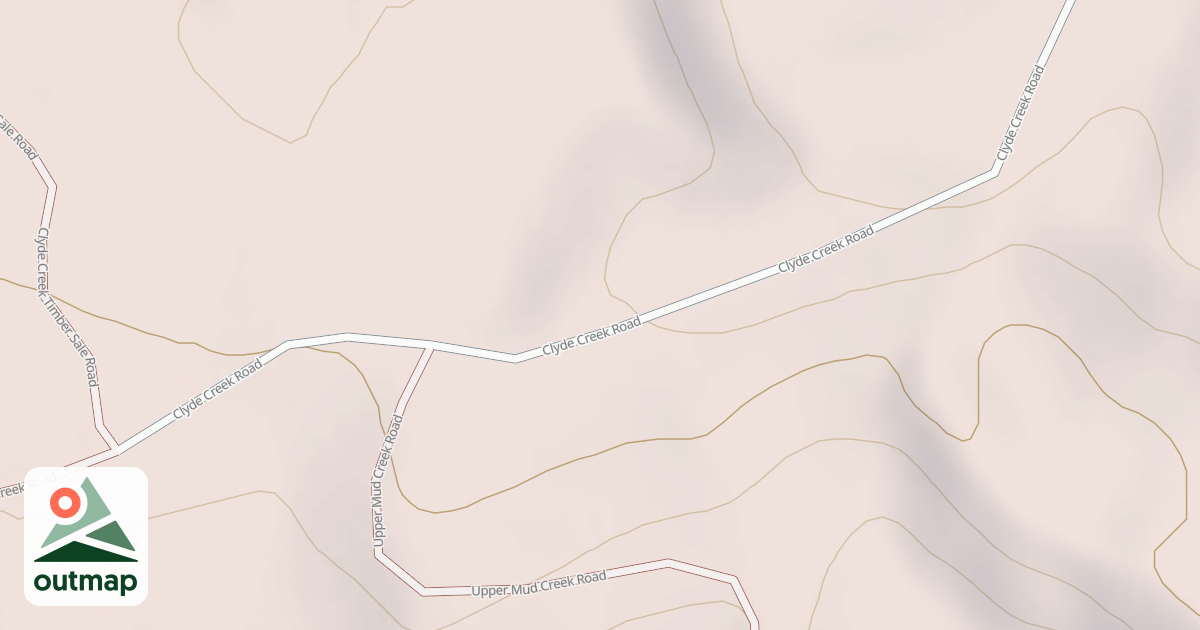 Map of CLYDE CREEK