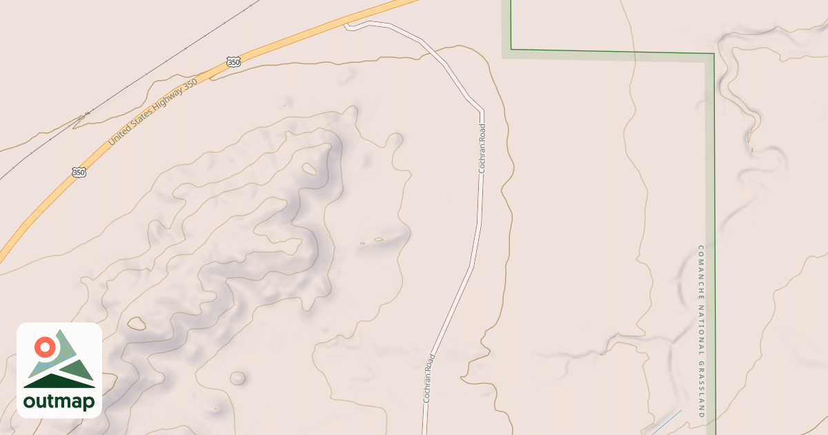 Map of COCHRAN
