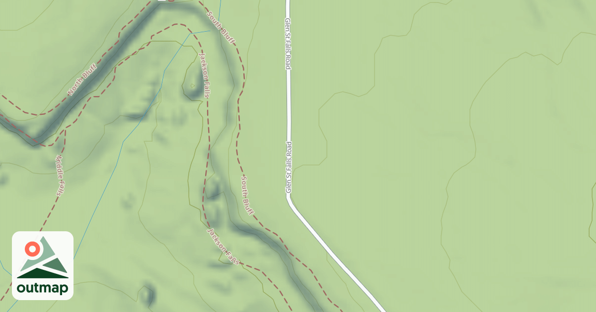 Map of GLEN STREET