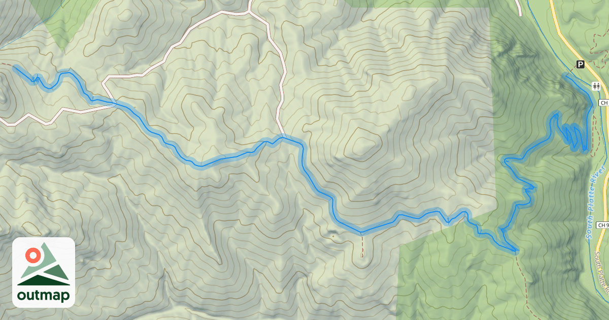 Map of Colorado Trail (Segment 2) 1776
