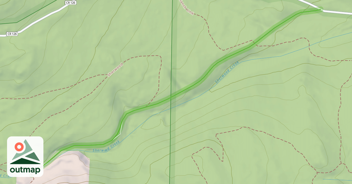 Map of CR 126J