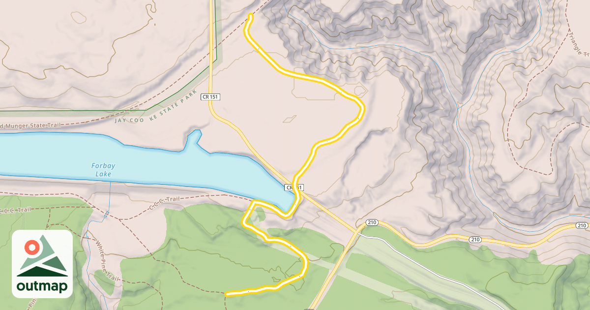 Map of Superior Hiking Trail