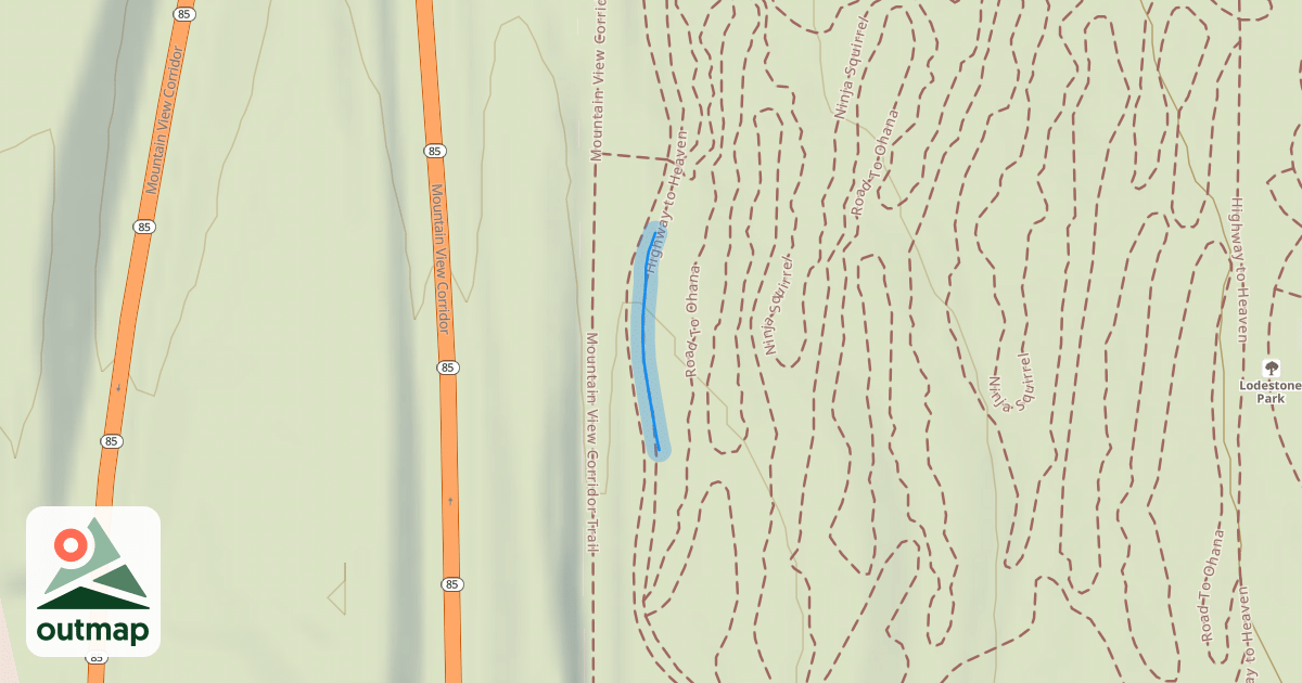 Map of Skill Zone Trail