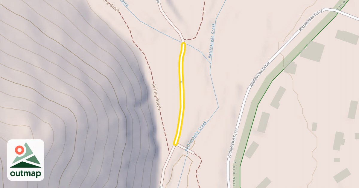 Map of Rattlesnake Trail