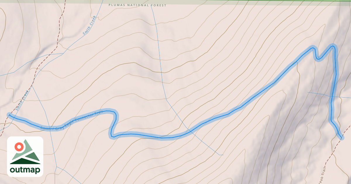 Map of Smith / Gray Eagle Connector Trail