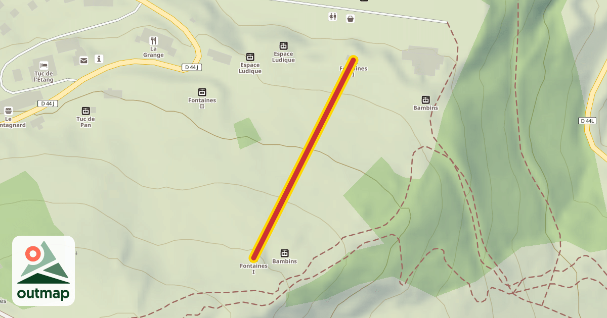 Map of Fontaines I