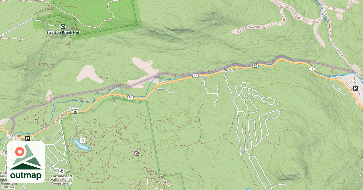 Map of Narrow Gauge Pathway
