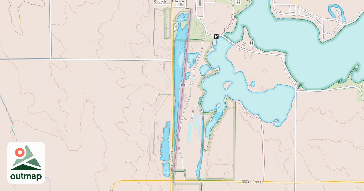 Map of Sauk Rail Trail in Sac