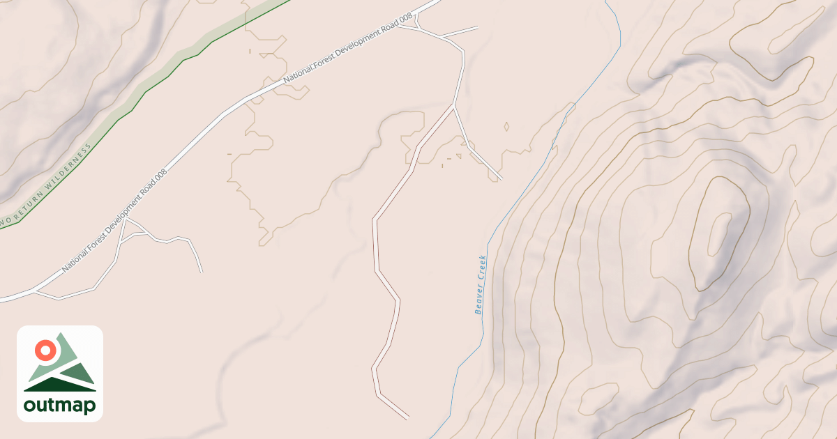Map of Beaver Creek Camping 3