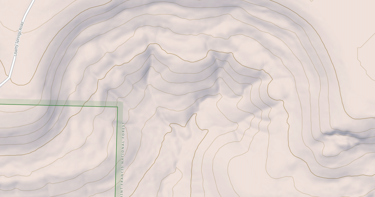 Map preview of USFS National Forest System Roads {0C6474B3-0829-41B1-B5A1-768023F851BA}