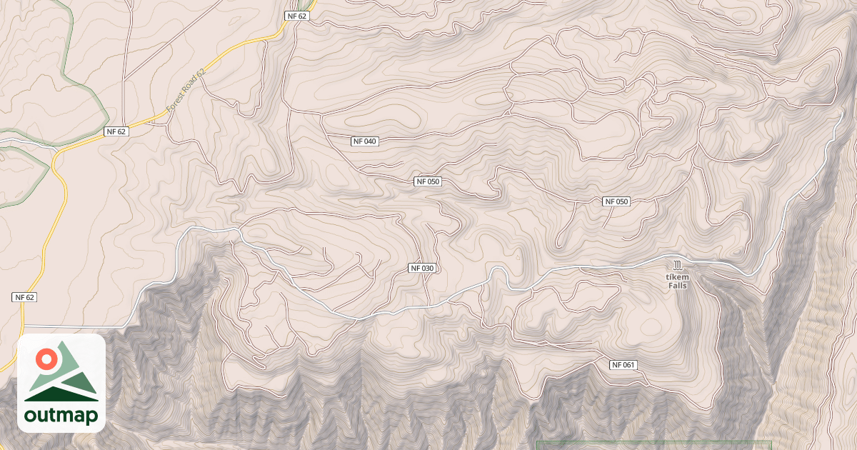 Map of USFS Motor Vehicle Use Map Roads {50A6095F-2FD0-4D15-A9DE-A62FDA36B891}