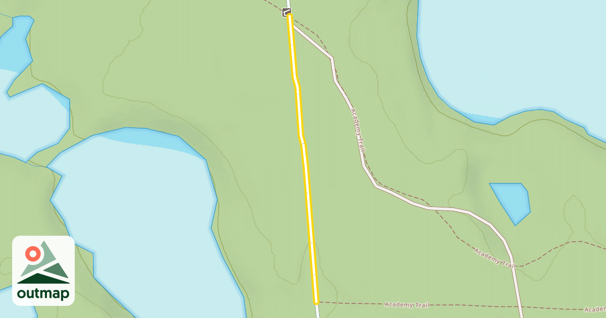 Map of Academy Trail