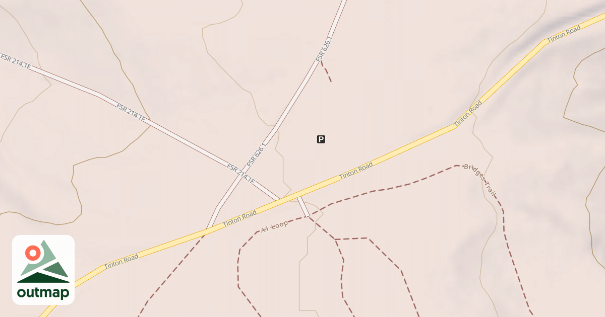 Map of BIG HILL PARKING LOT