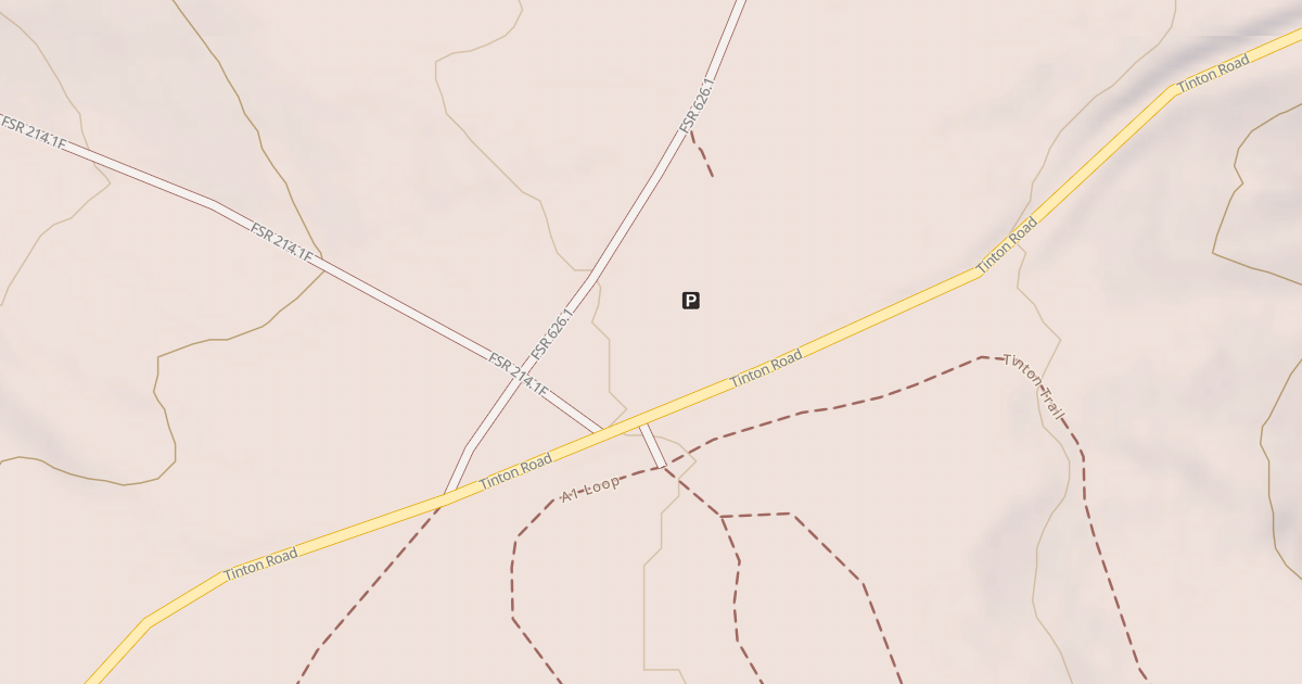 Map preview of BIG HILL PARKING LOT