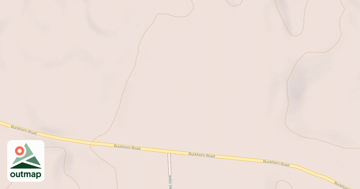 Map of BUCKHORN SPUR O