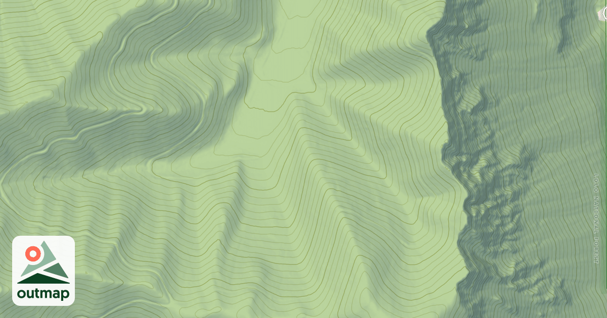 Map of RIDGE TO RIDGE