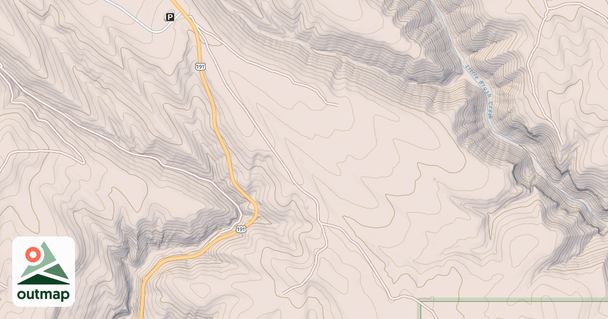 Map of BARKER SPRING LOOP