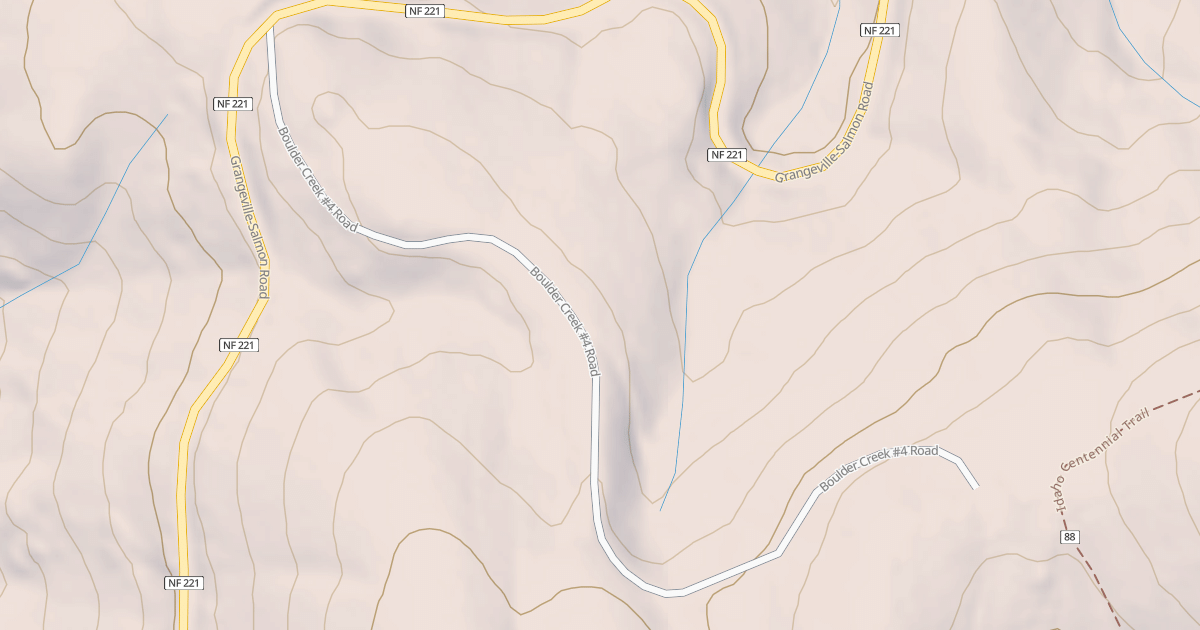 Map preview of BOULDER CREEK #4