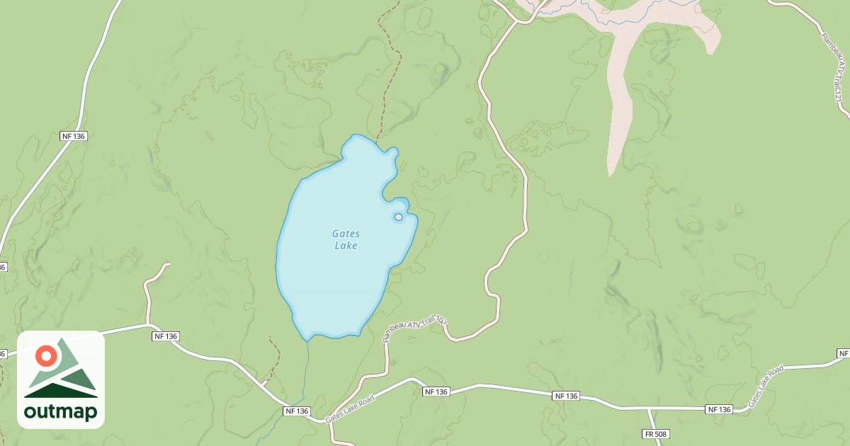 Map of Price County Snowmobile-102a