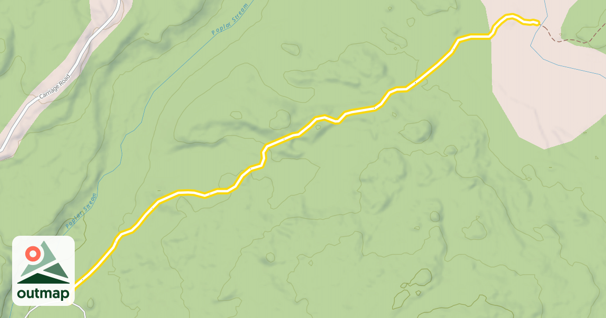 Map of Sticky Trail