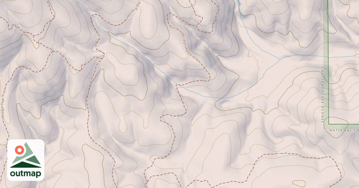 Map of USFS Motor Vehicle Use Map Trails 16847