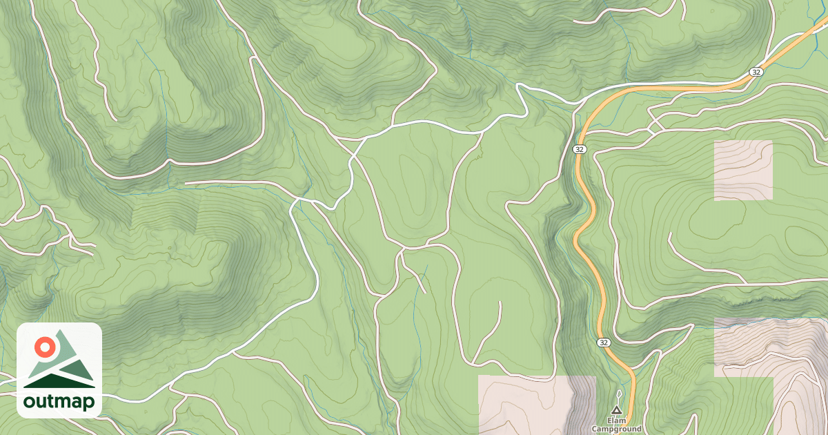 Map of LASSEN TRAIL