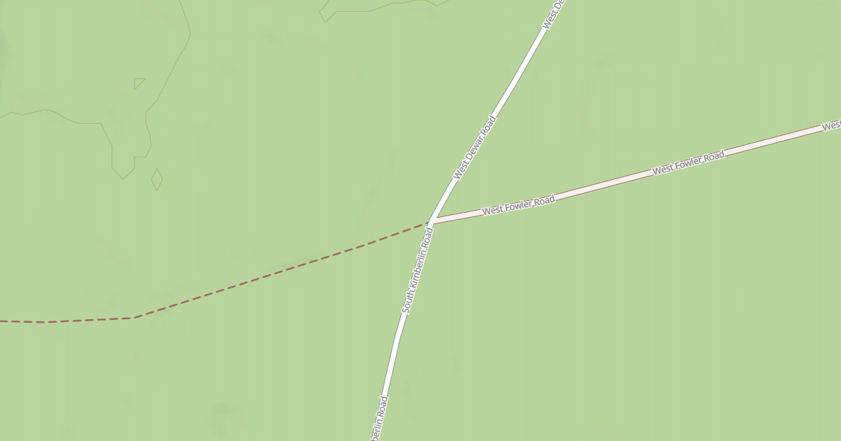 Map preview of REID LK LITTLE TROUT TRAILHEAD