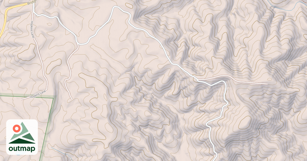 Map of STONEWALL KNOB