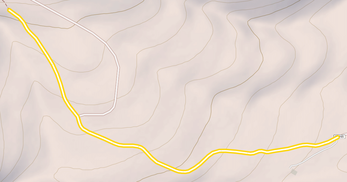 Map preview of Newman Creek Road