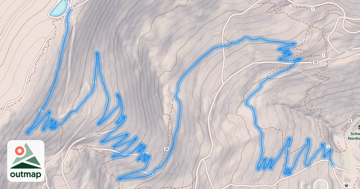 Map of Bear Grass