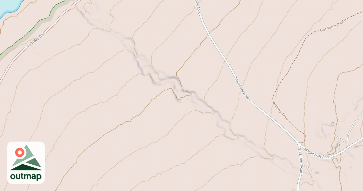 Map of Barrel Brook Trail