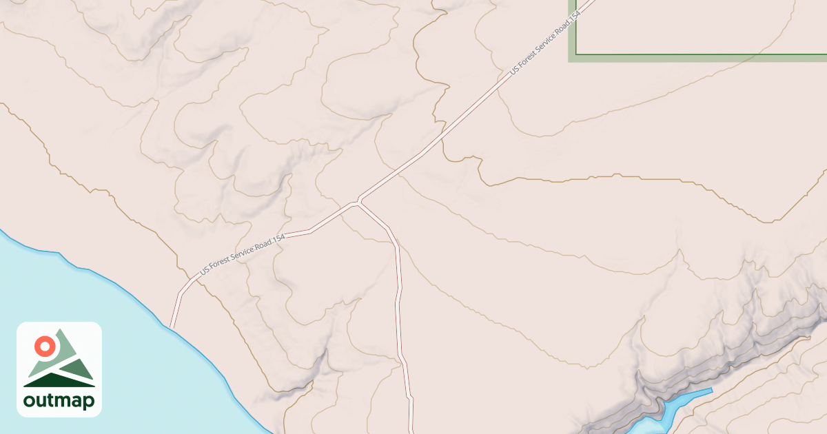 Map of EAST BUCKBOARD SOUTH