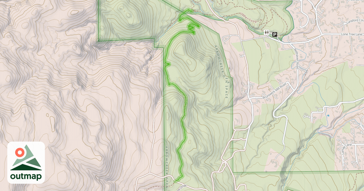 Map of Ballardini Ranch Trail