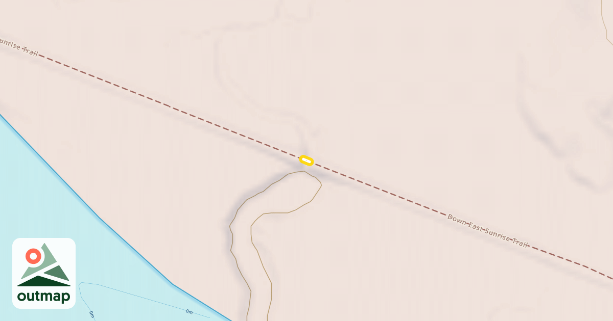 Map of Down East Sunrise Trail